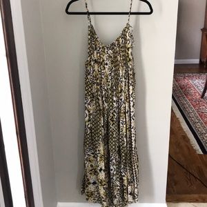 Free People printed maxi dress